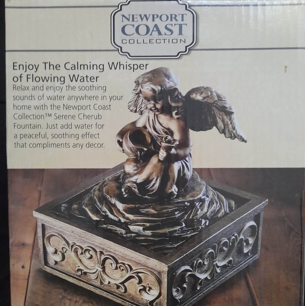 Serene Cherub fountain